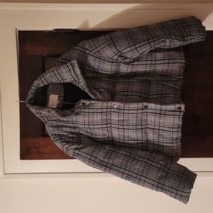 Plaid puff jacket - XXL